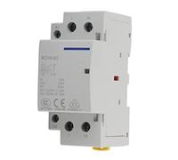 Contattore CA domestico 2P 63A 230V Montaggio su guida DIN 1NO 1NC Design modulare compatto con schema elettrico per impianti elettrici domestici (220 V/230 V)