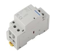 Contattore CA domestico 2P 63A 230V Montaggio su guida DIN 1NO 1NC Design modulare compatto con schema elettrico per impianti elettrici domestici (24 V)