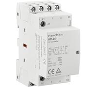 Contattore CA Domestico, HS1-25, 4 Poli 2NO 2NC, AC 220V/240V Tensione Bobina, 3