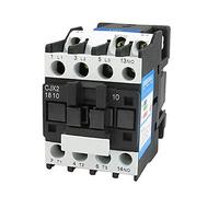 Contattore CA for montaggio su guida DIN CJX2-1810 3 Palo 35mm NO 110V bobina 32A Componenti elettronici