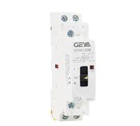 Contattore CA for uso domestico 2P 16A 20A 25A 2NO 220V 50/60Hz Controllo manuale Tipo su guida DIN(2P 20A 2NO220V)