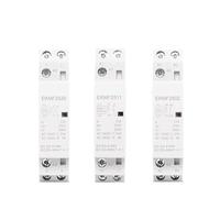Contattore CA modulare Din Rail Domestico 220v Monofase 2P 2no 2nc 1no 1nc 25A 20A 16A for Automazione EKMF(2P 20A 2NO)