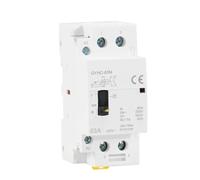 Contattore CA modulare for uso domestico GYHC 2P 40A 63A 2NO o 2NC manuale for guida DIN AC 220V 230V Controllo manuale(2P 40A 2NC 220V)