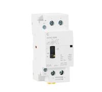 Contattore CA su guida DIN modulare manuale for uso domestico 2P 40A 63A 2NO o 2NC AC220V 230V Controllo manuale(2P 63A 2NC 220V)