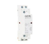 Contattore CA tipo guida Din 2P 16A 20A 25A 2NC 2NO 1NO1NC 50/60Hz Contattore domestico automatico(2P 16A 1NO1NC 220V)