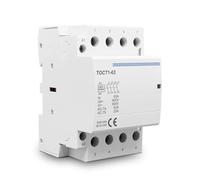 Contattore CA TOCT1 4P 63A 2NC 2NO 220V bobina 1 pz(4NO)