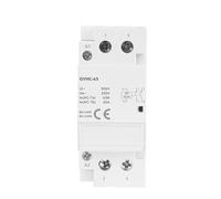 Contattore CC GYHC-63 Bobina CC24V 2P 220V 40/63A 2NO 2NC 1NO1NC Tipo guida DIN 1 pz(2P 63A 2NC DC24V)