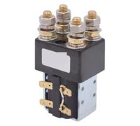 Contattore CC SW82 125A normalmente aperto for accumulo 12V 24V 36V 48V 60V 72V batteria for auto, carrello elevatore elettrico, treno, nave(24V)