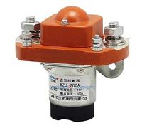 Contattore CC SZJ-200A Relè di potenza MZJ-200A CC 12V 24V 36V 48V 60V 72V 120V for batterie for auto Carrelli elevatori elettrici ecc(Coli voltage 36VDC)