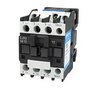 Contattore CJX2-1810 3 contattori CA for montaggio su guida DIN da 5 mm 3 poli uno n. 110 V bobina 32a Elettricità industriale Componenti elettronici