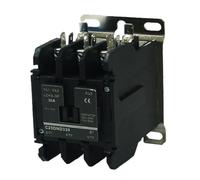 Contattore condizionatore CJX9 HCK3 LCK3 25A 30A 32A 40A 50A 60A 75A 1P 1.5P 2P 3P 4P AC110V 220V contattore magnetico(C25DND330 3P 30A,127 V)