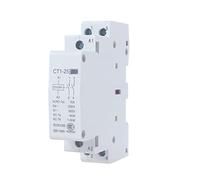 Contattore CT1-25 2p 16A 20A 25A 220V/230V 50/60Hz Din Rail Contattori modulari CA for uso domestico 2no 1no1nc 2nc Modulo domestico Elettricità industriale FUZEGRDLI (Size : 2nc-16a)