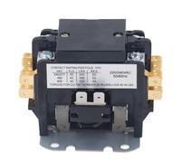 Contattore del condizionatore d'aria 40 Amp 2 poli in lega d'argento bobina in rame per motore del compressore del condensatore HVAC
