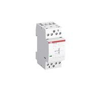 Contattore di installazione EN25-40N-06, 4NA, 230AC/DC, montaggio DIN, con interruttore per operazioni manuali (Referenza: ABB 1SAE232111R0640), bianco, standard