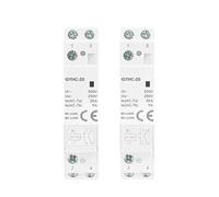 Contattore GYHC DC12V DC24V Tensione bobina 25A 2NO 2NC 1NO1NC 50/60Hz AC220V Tensione principale 1 pz(2P 25A 2NO DC12V)