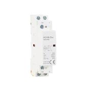 Contattore HCH8-25 24 V DC 2 poli 25 A 2 NA, 12 V DC, automatico, per uso domestico, tipo guida DIN, 1 pezzo (2P 25A 2NC DC24V)