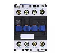 Contattore LC1D 2 5a Contattori CA CJX2-2501 Contattore magnetico motore trifase 110/220/380 V 3 poli 1 Normalmente chiuso Argento Elettrico industriale Componenti elettronici (Size : Ac 380v)