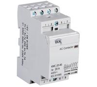 CONTATTORE MODULARE 3 CONTATTI NA ED 1 CONTATTO NC DA 25A KMC-25-31-KAN23247 IDEAL