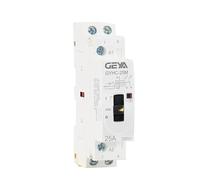 Contattore modulare 2P 16A 20A 25A 2NO o 2NC 220V controllo manuale contattore domestico tipo guida DIN (2P 16A 2N0 220V)