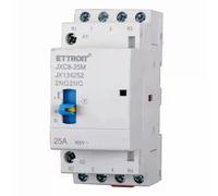 CONTATTORE MODULARE 4P 25A 400V 2 NO + 2 NC CON INTERRUTTORE MANUALE CONTROLLO