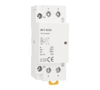 Contattore modulare a 2 poli a 2 poli 63A 12V AC con due contatti normalmente aperti per torre di raffreddamento del refrigeratore HVAC e controllo della ventola