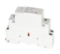 Contattore modulare a 2 poli per montaggio su guida DIN, modulo industriale di commutazione del circuito con contatti 1NO 1NC, tensione nominale 230 V AC, adatto per sistemi di