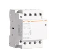 Contattore modulare AC for uso domestico 380v Trifase 4P 25A 40A 63A 4NO Bobina su guida DIN EKMF(4P 63A)