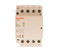 Contattore Modulare AC Guida DIN, 4 Poli 3 Moduli 2NO+2NC 63A AC 400V IP20 Meanw