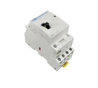 Contattore modulare CA for uso domestico su guida Din 4P 25A 220 V/230 V 50/60 HZ con interruttore di controllo manuale 4NO o 2NO 2NC o 4NC(4NC)