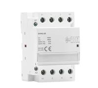 Contattore modulare CA for Uso Domestico su Guida DIN 4P 40A 63A 4NO o 2NC2NO 220V/230V 50/60HZ 4NC 3NO1NC 1 pz(4P 63A 4NC 220V)