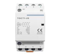 Contattore modulare CA for uso domestico su guida DIN TOCT1 4P 25A 110V BOBINA 50/60Hz Contattori 4NO o 2NO 2NC(110V,2NO2NC)