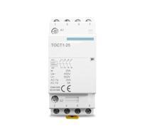 Contattore modulare CA per guida DIN TOCT1 4P 25A 110/220V 50/60HZ 1 pezzo(220V,4NO)