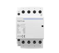 Contattore modulare CA per uso domestico su guida DIN TOCT1 4P 63A 220V BOBINA 400V~ 50/60Hz 4NO 2NO2NC 4NC(4NC)