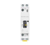 Contattore modulare CC for uso domestico su guida DIN MCH8D-25M 2P 25A 12VDC 50/60HZ con interruttore di controllo manuale(1NO 1NC)