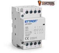 CONTATTORE MODULARE ETTROIT 25A 4 POLI 2NO 2NC 220-240V 2 MODULI DIN