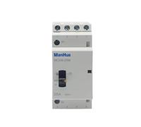 Contattore modulare for uso domestico MCH8-25M 4P 25A 220V/230V 50/60HZ su guida DIN con interruttore di controllo manuale(2NO 2NC)