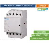 CONTATTORE MODULARE SU BARRA DIN 3P 63A 400V 3 CONTATTI APERTI NO TIPO 30