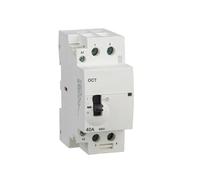 Contattore modulare su guida Din serie OCT-63 2P 40A/63A con funzionamento manuale 220 V/230 V 50/60 Hz Contatto 2NO/2NC contattore modulare su guida Din(OCT-63M-63A-2NO)