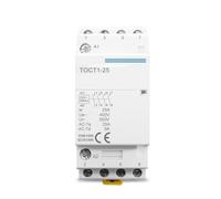 Contattore modulare TOCT1 4P 25A 220V/230V 50/60HZ per guida DIN AC 4NO 1 pezzo(110V,4NO)