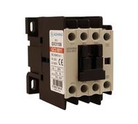 Contattore Motore Trifase 3P, 9A 4KW 3 Moduli, Bobina AC 24V, Teleruttore Industriale 380V AC 3NO, Contatto Ausiliario 1NO/1NC, IP20 IEC60947-4-1