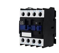 Contattore Motore trifase Contattori magnetici Relè 1 2a 3p 3 poli 1NO AC 24V 110V 220V 380V Bobina CJX2-1210 3 5mm Montaggio su guida DIN Impianti elettrici industriali Componenti elettronici (Size