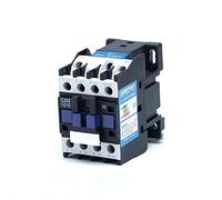 Contattore Motore trifase Contattori magnetici Relè 1 2a 3p 3 poli 1NO AC 24V 110V 220V 380V Bobina CJX2-1210 3 5mm Montaggio su guida DIN Impianti elettrici industriali Componenti elettronici (Size