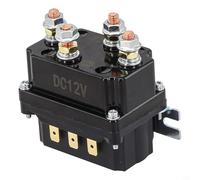 Contattore solenoide per verricello per relè 12V 250A per sistemi di verricelli da 5000-7000 libbre, interruttore elettromagnetico CC da 15 W con alloggiamento in plastica ABS e terminali in lega di