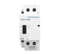 Contattore TOCT1 2P 63A 220V/230V CA con interruttore di controllo manuale 1 pz(2NO)