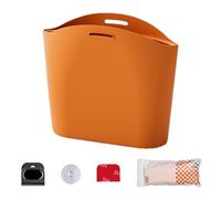 Contautore per bidoni della spazzatura auto - Borsa per lettiera in silicone riutilizzabile, portarifiuti portatile, 10.24x8.27x2.83 pollici Stoccaggio dei rifiuti pieghevoli | Veicolo posteriore Back