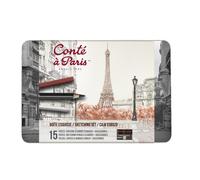 Conte A Parigi Set Di Disegno: 15 Pezzi Matite Da Disegno E Carrè + Accessori