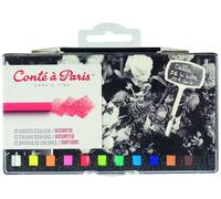 Conté À Paris - 12 Carré Colorati Assortiti