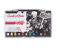 Conté à Paris Matite, Gesso Pastello, Quadrato Colore Assortiti, 1 Unité (Lot de 1)