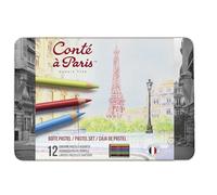 Contè À Paris - Scatola Metallo 12 Matite Pastello