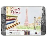 Contè À Paris - Scatola Metallo 24 Matite Pastello